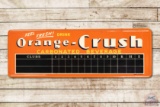 1939 Orange-Crush Metal Score Board Sign TAC 8.5