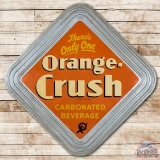 5' 1940 There's Only One Orange-Crush w/ Crushy Metal Sign & Original Frame TAC 7.5