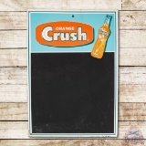 Orange Crush & Bottle Metal Menu Board Sign TAC 8