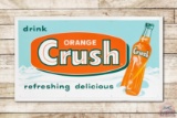 Drink Orange Crush & Bottle Metal Sign TAC 9