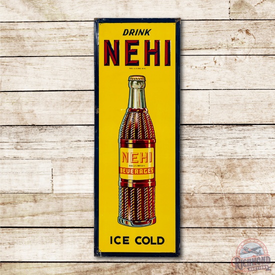 Drink Nehi Ice Cold w/ Bottle Tin Sign