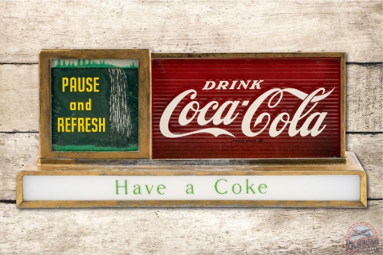 Drink Coca Cola Have A Coke Pause & Refresh Lighted Counter Sign