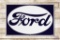 3' Ford Reverse Colors Porcelain Sign