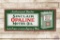 4' Sinclair Opaline Motor Oil Authorized Dealer w/ Can Porcelain Sign