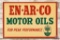 En-Ar-Co Motor Oil Peak Performance Embossed Tin Sign