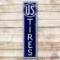6' US Tires Vertical Porcelain Sign