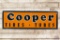 5' Cooper Tires & Tubes Embossed Tin Sign