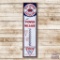 6' Red Crown Gasoline for Power Mileage Polarine Porcelain Thermometer Sign