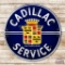 5' Cadillac Authorized Service Porcelain Neon Sign