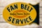 Gates Vulco Belts Fan Belt Service Metal Flange Sign