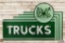 6' GMC Trucks Double Sided Porcelain Neon Sign