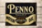 Penno Unexcelled Motor Oil Tin Flange Sign