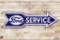 Rare 6' Ford Service Porcelain Neon Arrow Sign