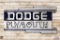 6' Dodge Plymouth Single Sided Porcelain Neon Sign