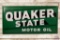 6' Quaker State Motor Oil Tin Sign