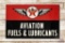 1946 Texaco Aviation Fuels & Lubrication Tin Sign