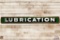 7' Sinclair Lubrication Porcelain Bay Door Station Sign