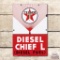 1961 Texaco White T Diesel Fuel Chief 