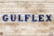 7' Gulflex Multi Piece Porcelain Sign