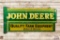 6' John Deere Double Sided Porcelain Neon Sign & Privilege Panel