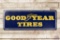 Goodyear Tires w/ Wingfoot Porcelain Sign