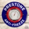 Prestone Anti Freeze Porcelain Canadian Thermometer Sign