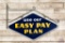 4' Goodyear Tires Use Our Easy Pay Plan Double Sided Porcelain Sign & Original Hanger