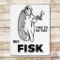 3' Buy Fisk Tires Time To Re-Tire Porcelain Sign