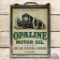 1920's Sinclair Opaline Motor Oil w/ Early Race Car Flat 1 Gallon Can