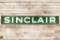 18' Sinclair 2-Piece Horizontal Self Framed Porcelain Sign