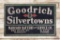 5' Goodrich Silvertowns Madison Battery & Tire Service Framed Tin Sign
