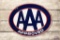 AAA Approved Oval Double Sided Porcelain Sign