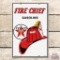 1960 Texaco Fire Chief Porcelain Pump Plate Sign