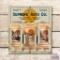 Early Gulf Supreme Auto Oil Tin Map Rack Sign