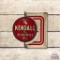 Kendall 2000 Mile Oil Tin Spinner Flange Sign