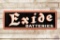 1953 4' Exide Batteries Embossed Tin Sign