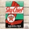 1947 Texaco Sky Chief Porcelain Pump Plate Sign (Small)