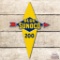 Blue Sunoco 200 Die Cut Porcelain Pump Plate Sign