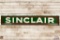 10' Sinclair Horizontal Self Framed One Piece Porcelain Sign