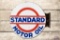 Standard Motor Oil Porcelain Flange Sign
