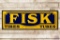 6' Fisk Tires & Tubes Porcelain Sign & Frame