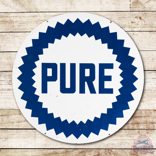 42" Pure Sawtooth Double Sided Porcelain Sign
