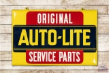 1938 Auto-Lite Original Service Parts Double Sided Hanging 3D Bubble Sign