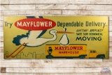10' Try Mayflower Dependable Delivery Moving Masonite Sign