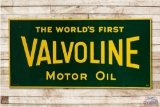 1952 6' Valvoline The World's First Motor Oil Metal Sign