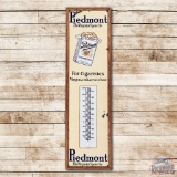 6' Piedmont The Virginia Cigarette Tobacco Porcelain Thermometer Sign