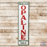 5' Sinclair Opaline Motor Oils Vertical Porcelain Sign