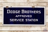 Dodge Brothers Approved Service Station Porcelain Sign