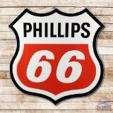 Excellent 6' Phillips 66 Double Sided Porcelain ID Sign