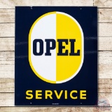 Opel Service Double Sided Porcelain Sign